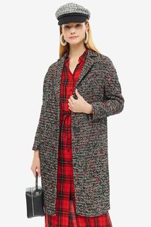 Пальто женское Sisley 2JR35K387_901 черное 44 IT