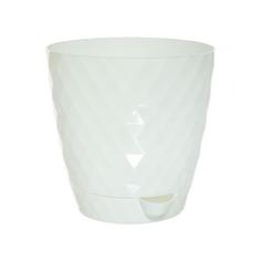 Горшок Румба белый 1л. (Ростов) No Brand