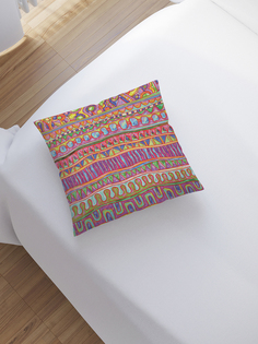 JoyArty Наволочка декоративная «Полосатые фантазии» на молнии, 45x45 см