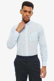 Рубашка мужская Tommy Hilfiger MW0MW10941 903 голубая XL