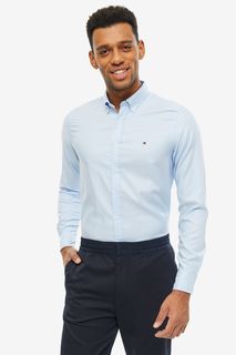 Рубашка мужская Tommy Hilfiger MW0MW10936 445 синяя 2XL