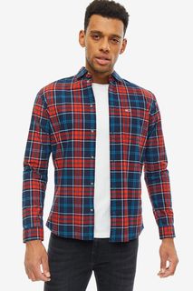 Рубашка мужская Tommy Jeans DM0DM06570 002 красная XL