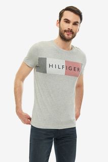 Футболка мужская Tommy Hilfiger MW0MW10829 501 серая 2XL