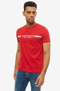Футболка мужская Tommy Hilfiger MW0MW10846 611 красная 2XL