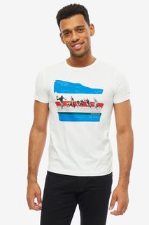 Футболка мужская Tommy Hilfiger MW0MW10818 902 белая 2XL