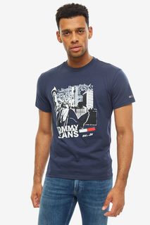 Футболка мужская Tommy Jeans DM0DM06505 002 синяя XL