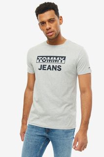 Футболка мужская Tommy Jeans DM0DM06853 038 серая XL