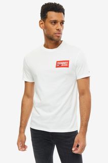 Футболка мужская Tommy Jeans DM0DM06671 100 белая L
