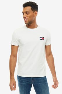 Футболка мужская Tommy Jeans DM0DM06595 100 белая L