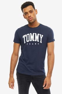 Футболка мужская Tommy Jeans DM0DM06501 002 синяя S