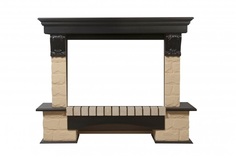 Портал из камня для камина Electrolux Forte Classic Бежевый/Венге