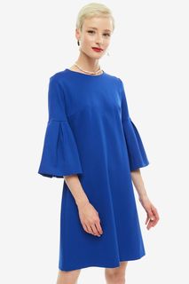Платье женское OLGA SKAZKINA 190811 синее 40 RU