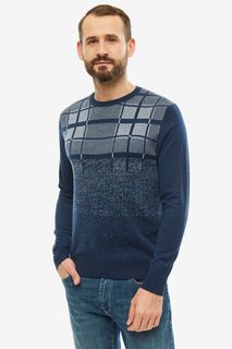 Джемпер мужской John Jeniford JJT-192-026 синий 3XL