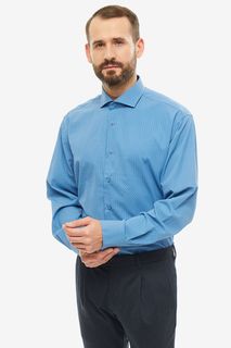 Рубашка мужская John Jeniford JJ-191003-SL73-U2 синяя 42 DE