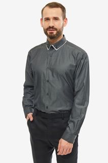 Рубашка мужская John Jeniford JJ-191031-SL75-U2 серая 43 DE