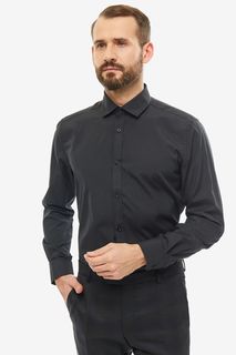 Рубашка мужская John Jeniford JJ-191017-SL71-U1 черная 42 DE