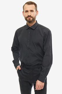 Рубашка мужская John Jeniford JJ-191017-SL71-U2 черная 42 DE