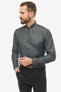 Рубашка мужская John Jeniford JJ-191031-SL75-U1 серая 40 DE