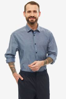 Рубашка мужская John Jeniford JJ-191020-SL71-U2 синяя 46 DE