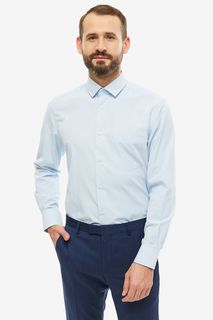 Рубашка мужская John Jeniford JJ-191002-SL76-U1 синяя 39 DE