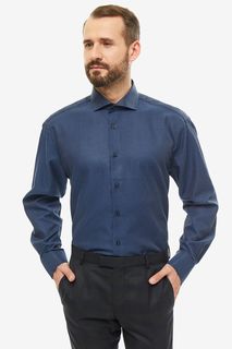 Рубашка мужская John Jeniford JJ-191004-SL73-U2 синяя 44 DE
