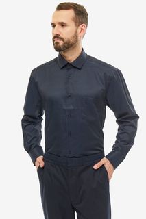 Рубашка мужская John Jeniford JJ-191008-SL3-U2 синяя 44 DE
