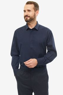 Рубашка мужская John Jeniford JJ-191026-SL78-U2 синяя 44 DE