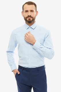 Рубашка мужская John Jeniford JJ-191012-SL71-U1 синяя 41 DE