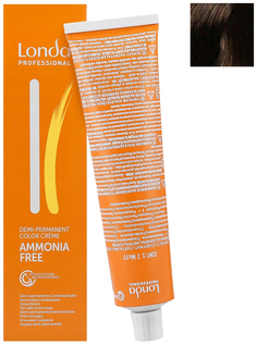 Крем-краска для волос Londa Ammonia Free 6/37 Темный Блонд Золотисто-Коричневый 60 мл
