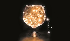 Гирлянда "Твинкл Лайт" 10 м, черный ПВХ, 100 диодов, цвет оранжевый Neon Night