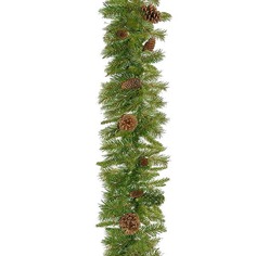 Хвойная гирлянда Еловая с шишками 274*25 см, ПВХ 31PCG09 National Tree Company