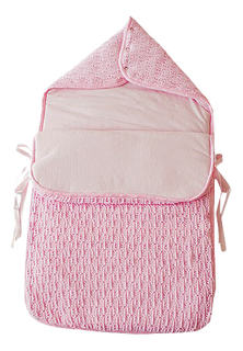 Конверт-мешок для детской коляски EKO Ажурный розовый
