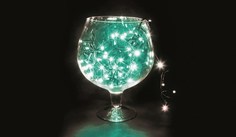 Гирлянда "Твинкл Лайт "10 м, черный ПВХ, 100 диодов, цвет бирюзовый Neon Night