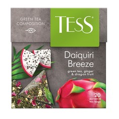 Чай зеленый Tess в пирамидках фруктовый daiquiri breeze 20 пакетиков