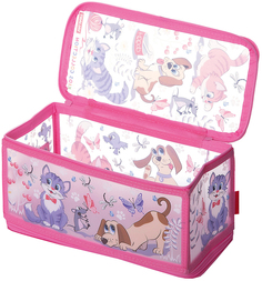 VALIANT Коробка для хранения Киски и собачки, 30x15x15 см KCCD-ZIP-S