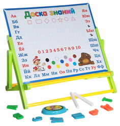 Магнитная доска для рисования с русским алфавитом и цифрами Joy Toy