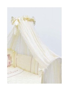 Балдахин для детской кроватки Золотой гусь молочный