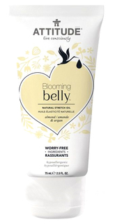 Натуральное масло против растяжек Attitude Blooming Belly Миндаль и Аргановое 75 мл