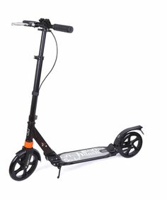 Городской самокат Urban Scooter 200 с ручным тормозом черный