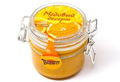 Крем-мед медовый апельсин банка бугельная 220 г ВкусноЛето