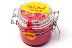 Крем-мед медовая малина банка бугельная 220 г ВкусноЛето