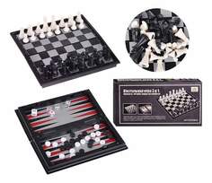 Настольная игра 3 в 1 магнитные Шахматы, Шашки и Нарды Shantou Gepai SC53810