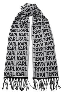 Шарф мужской Karl Lagerfeld 805001 592133 991 серый