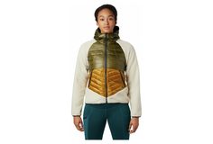Куртка женская Mountain Hardwear Altius Hybrid Hoody, Dark Bolt, L INT