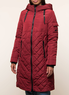 Пуховик женский DizzyWay 19317 Рокси красный 44 RU