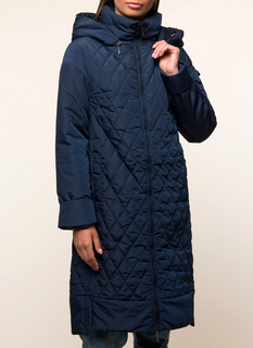 Пуховик женский DizzyWay 19302 Берта синий 52 RU