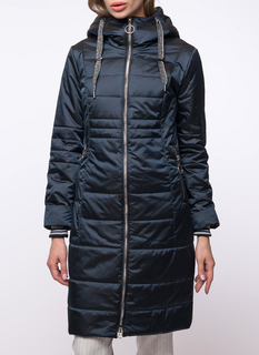 Пуховик женский DizzyWay 19318 Катлин синий 62 RU