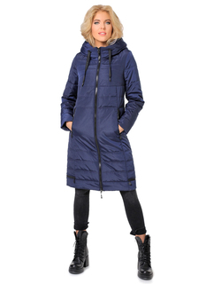 Пуховик женский DizzyWay 19420 Адория синий 42 RU