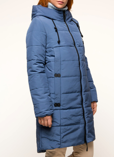 Пуховик женский DizzyWay 19440 Делфина синий 42 RU