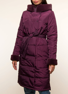 Пуховик женский DizzyWay 19315 Лэсси фиолетовый 44 RU